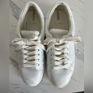 Sam Edelman Ethyl Lace Up Sneaker White Leather